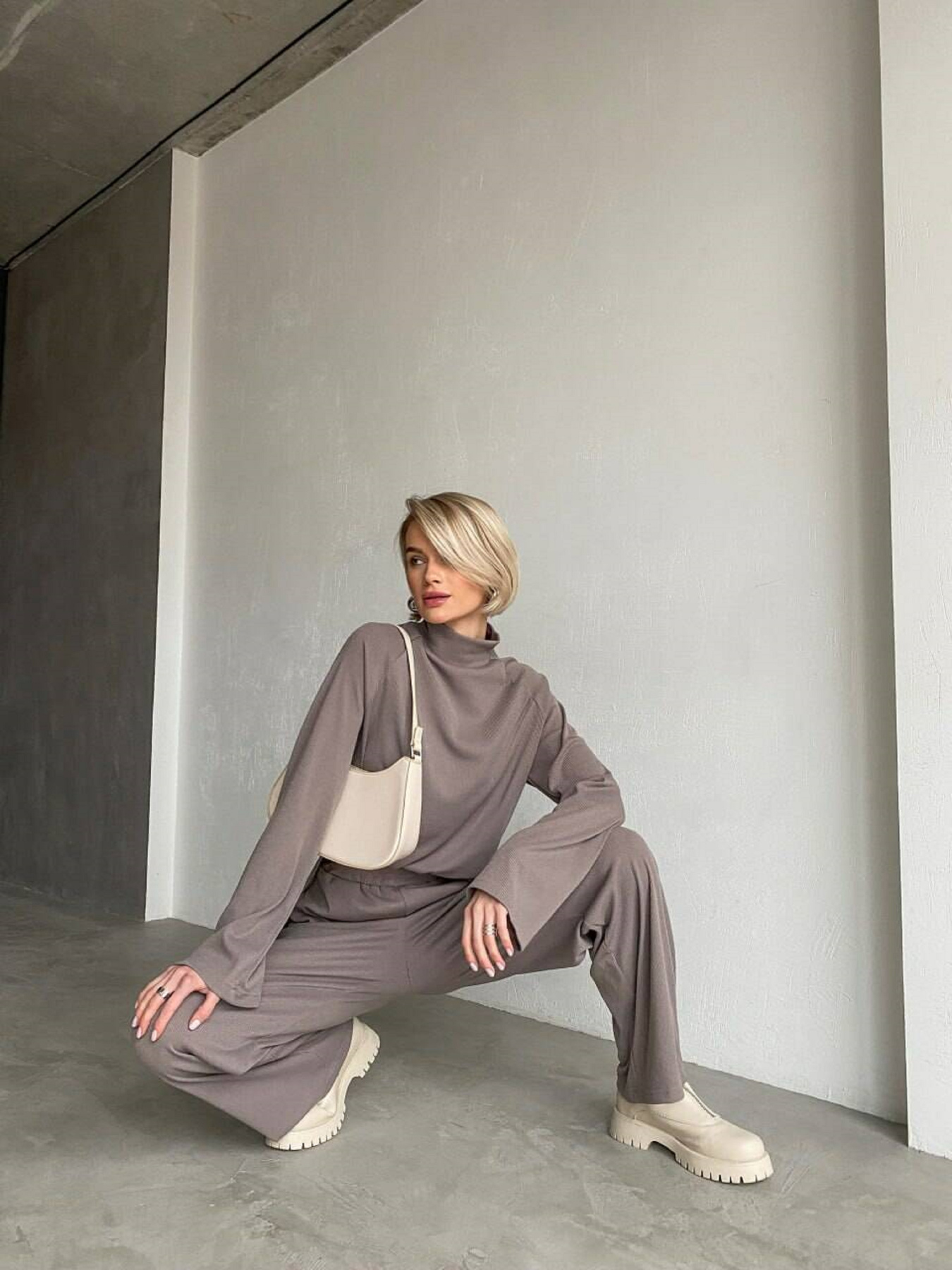 Повсякденний костюм Milirud модель mil473-kapuchino Фото