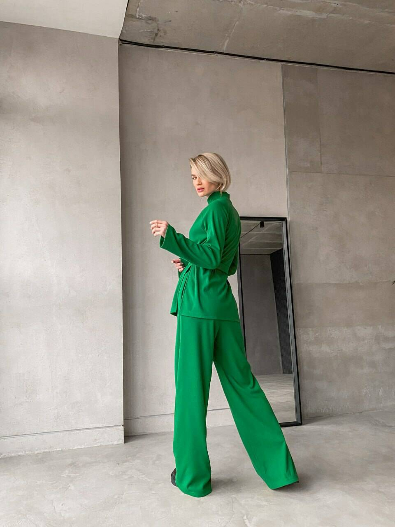 Повседневный костюм Milirud модель mil473-zelenij Фото