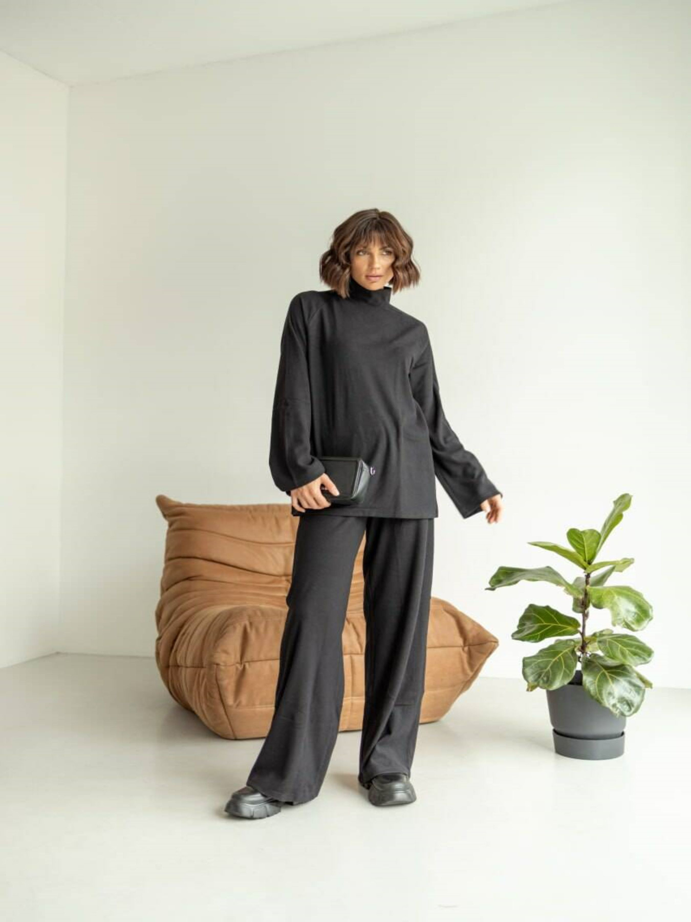 Костюм Milirud (кофта + брюки) модель mil473-chornij Фото