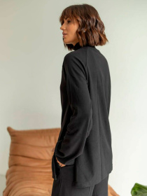 Повседневный костюм Milirud модель mil473-chornij Повседневный костюм Milirud модель mil473-chornij Фото