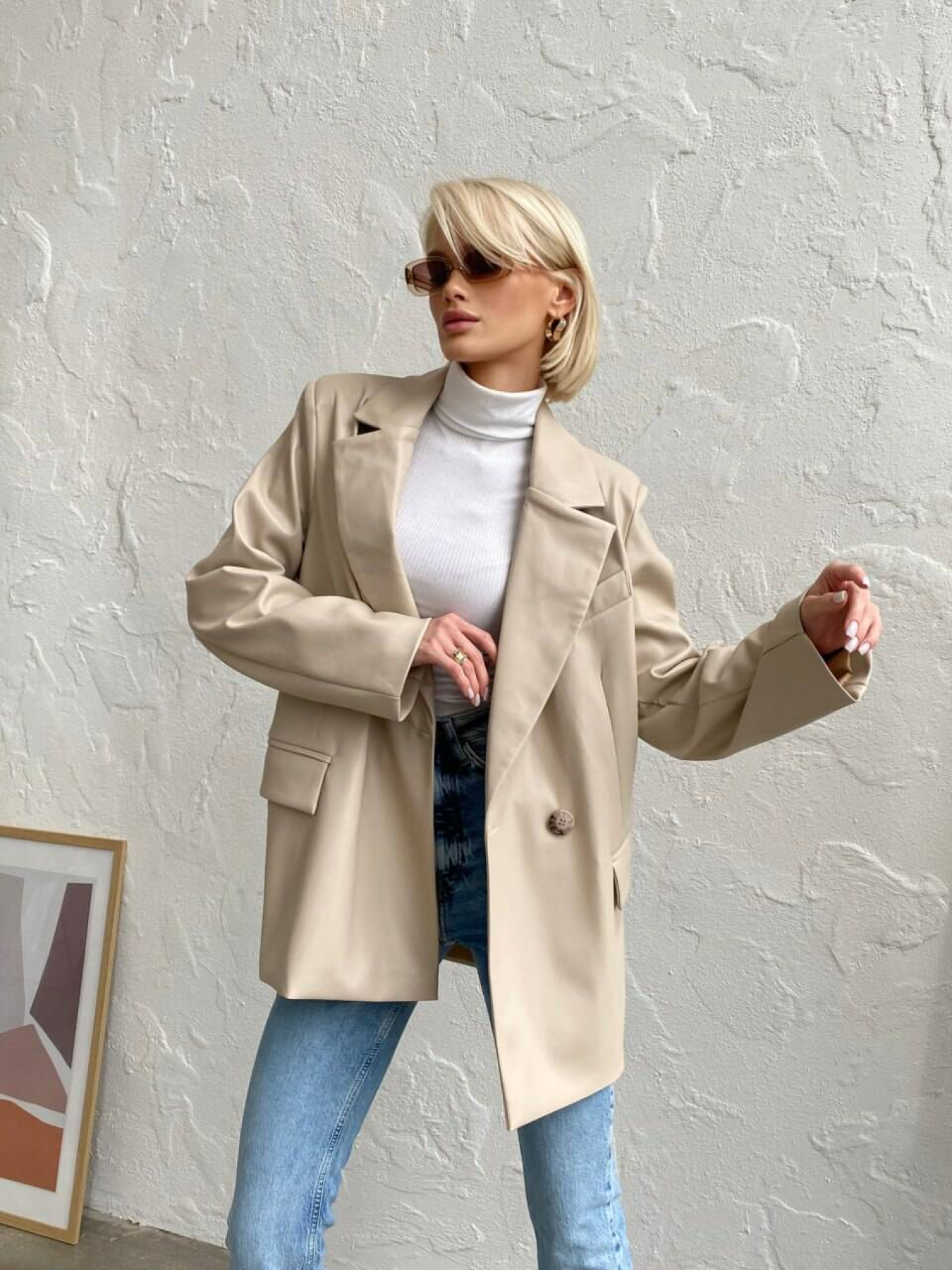 Блейзер Milirud модель mil508-bezhevij Фото