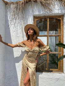 Платье макси Milirud модель mil451-zoloto Фото