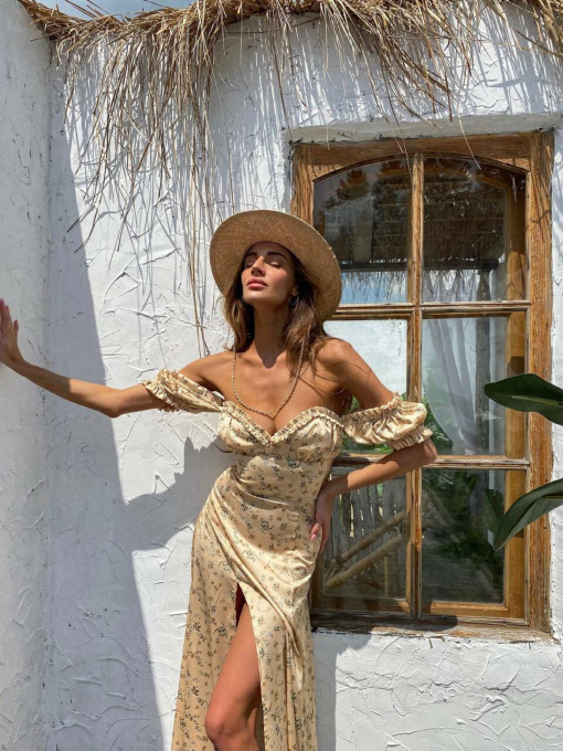 Платье макси Milirud модель mil451-zoloto Фото