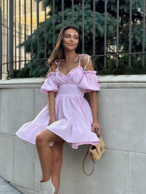 Платье мини Milirud модель mil499-rozhevij Фото