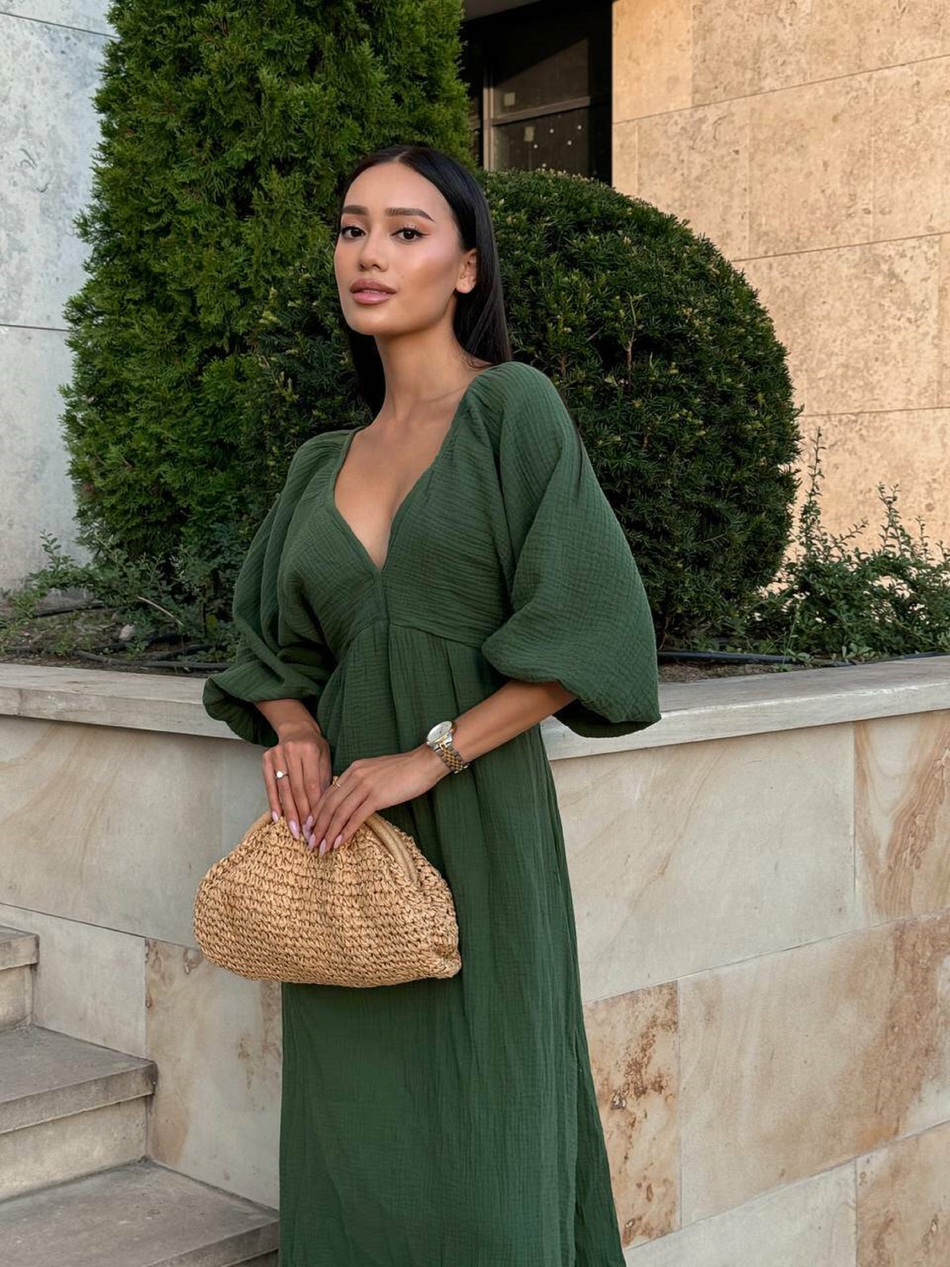 Платье макси Milirud модель mil540-zelenij Фото