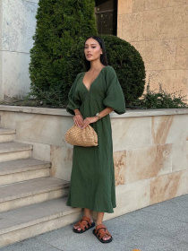 Платье макси Milirud модель mil540-zelenij Фото