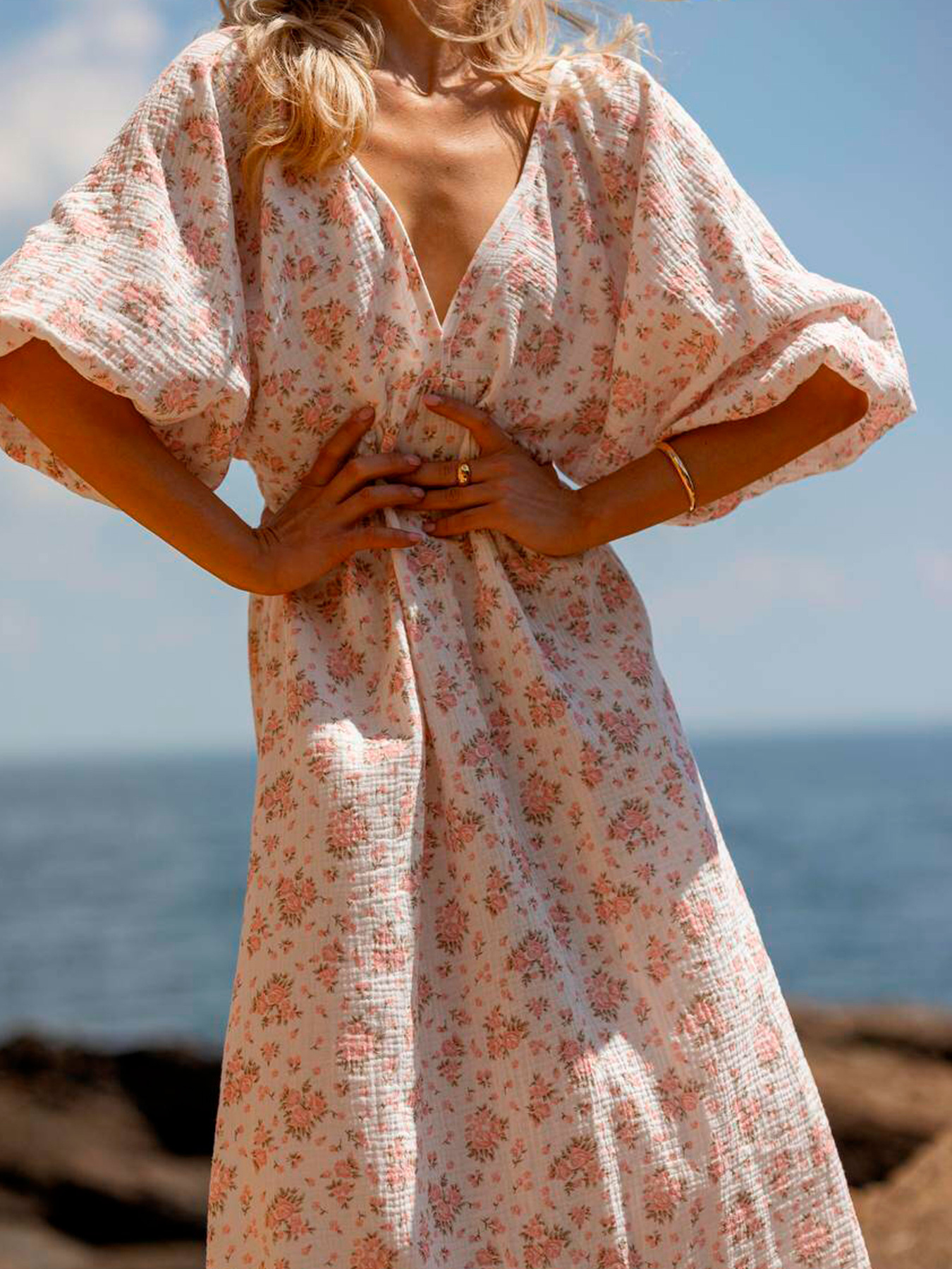 Платье макси Milirud модель mil540-blij Платье макси Milirud модель mil540-blij Фото