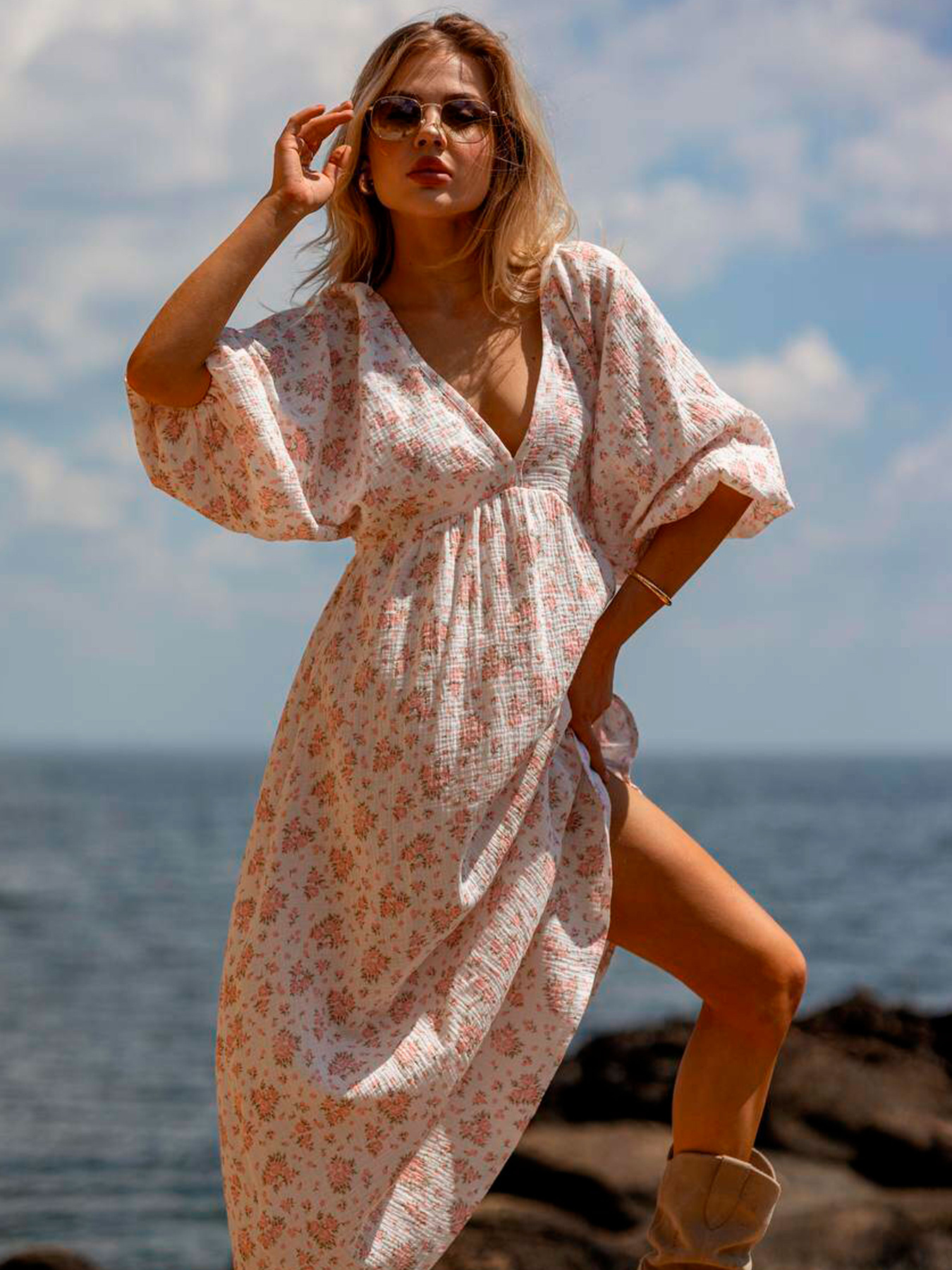 Платье макси Milirud модель mil540-blij Платье макси Milirud модель mil540-blij Фото