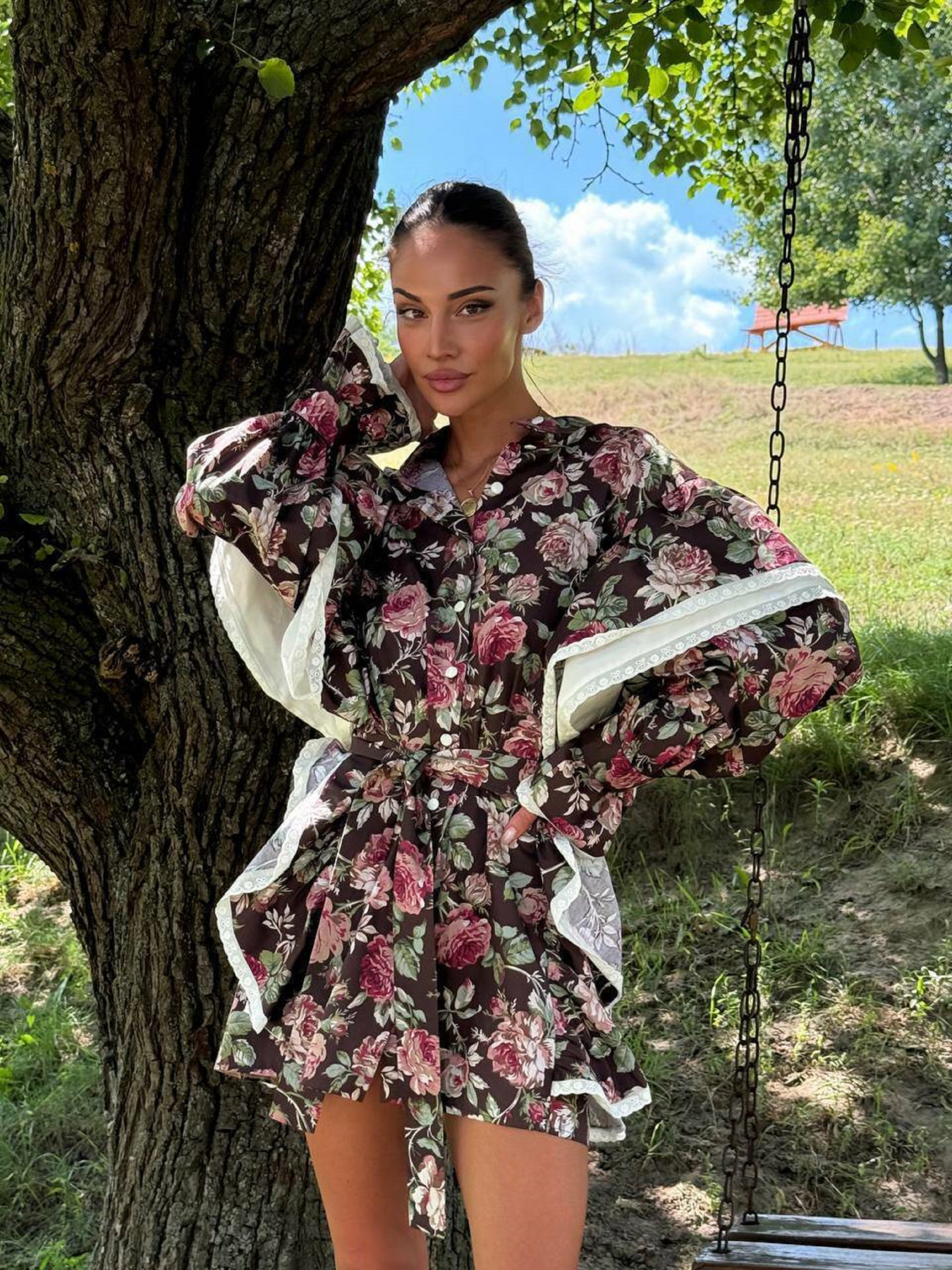 Сукня міні Milirud модель mil554-shokoladnij Фото