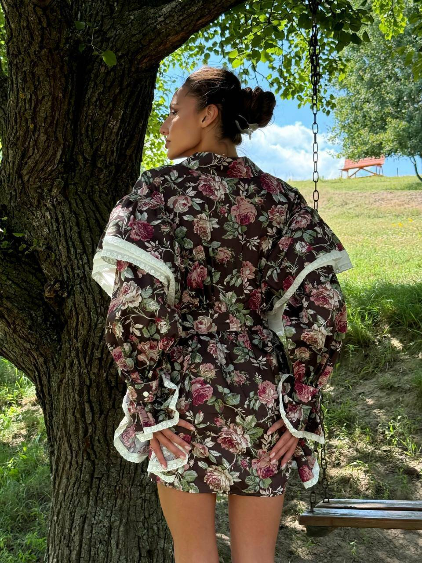 Платье мини Milirud модель mil554-shokoladnij Фото