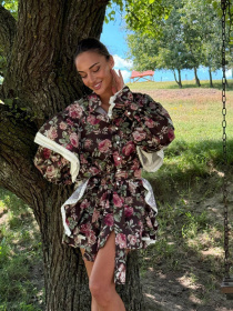 Платье мини Milirud модель mil554-shokoladnij Фото