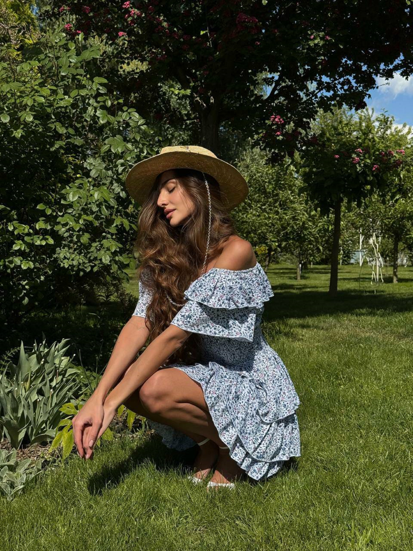 Платье миди Milirud модель mil555-blakitnij Фото