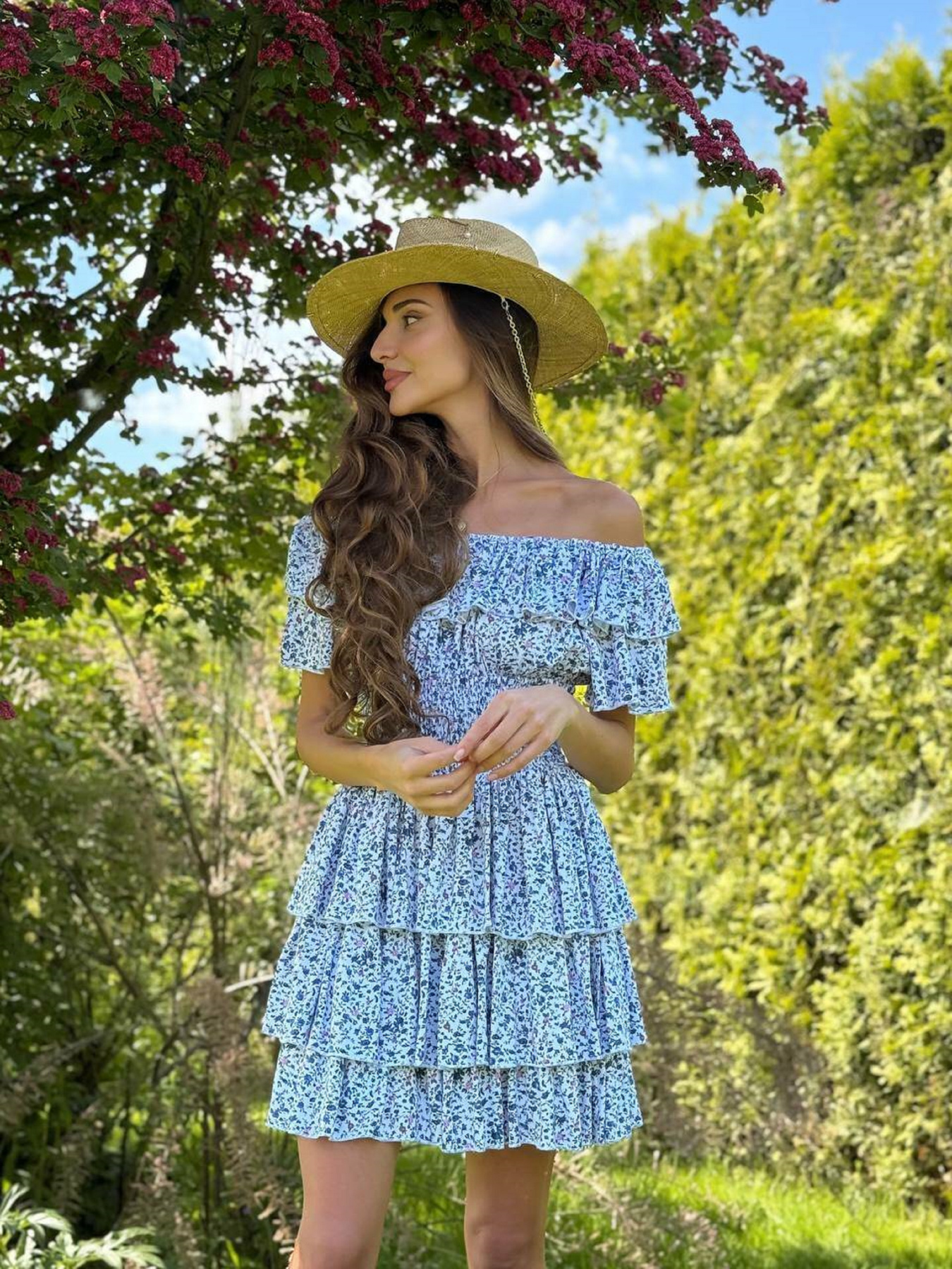 Платье миди Milirud модель mil555-blakitnij Фото