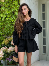 Костюм Milirud (блуза + шорти) модель mil557-chornij Фото