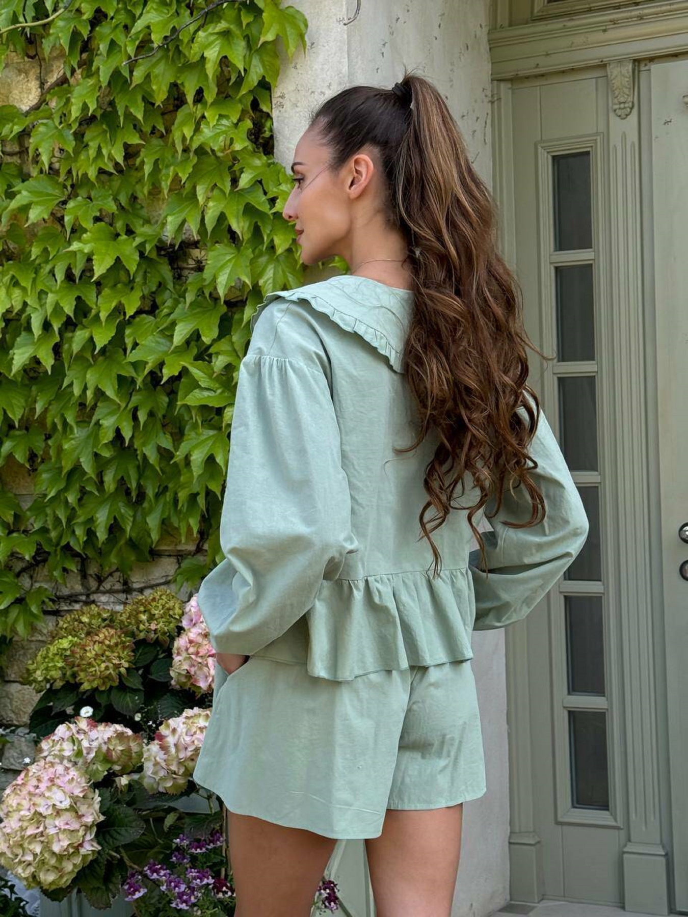 Костюм Milirud (блуза + шорти) модель mil557-olivkovij Фото