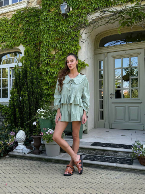 Костюм Milirud (блуза + шорти) модель mil557-olivkovij Фото