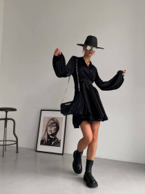 Платье мини Milirud модель mil372-chornij Фото