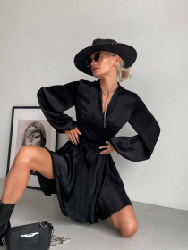 Платье мини Milirud модель mil372-chornij Фото