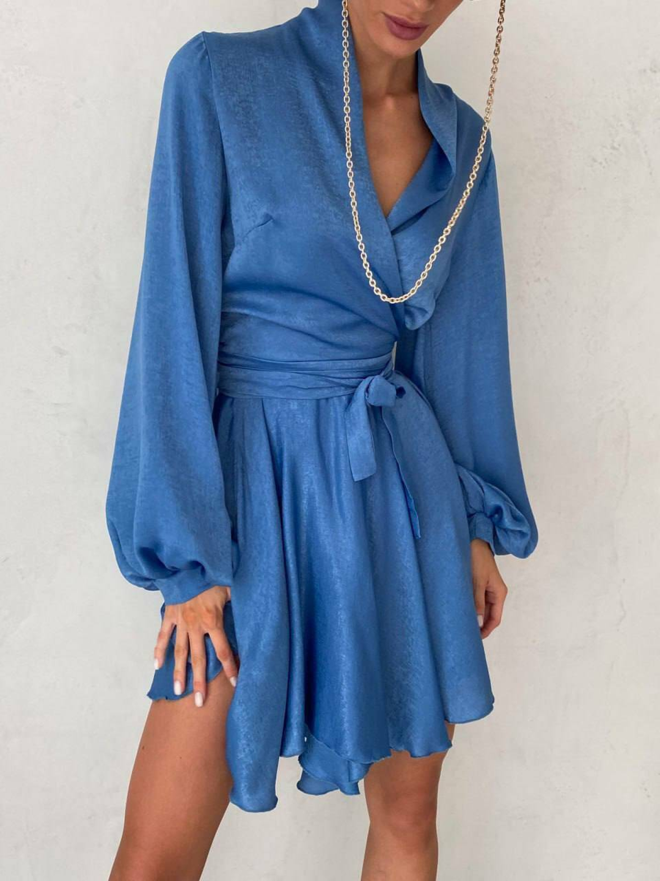 Платье мини Milirud модель mil372-sinj Фото