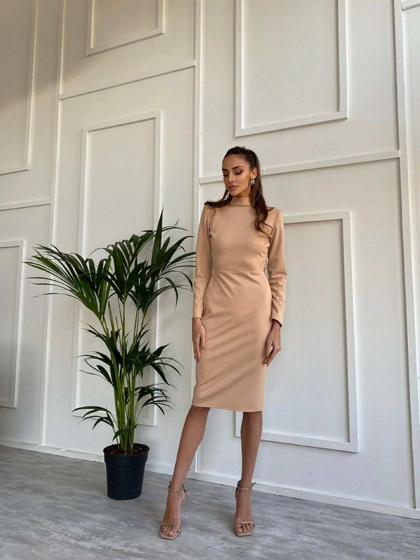 Сукня міні Milirud модель mil350-bezhevij Фото