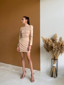 Сукня міні Milirud модель mil350-bezhevij Фото