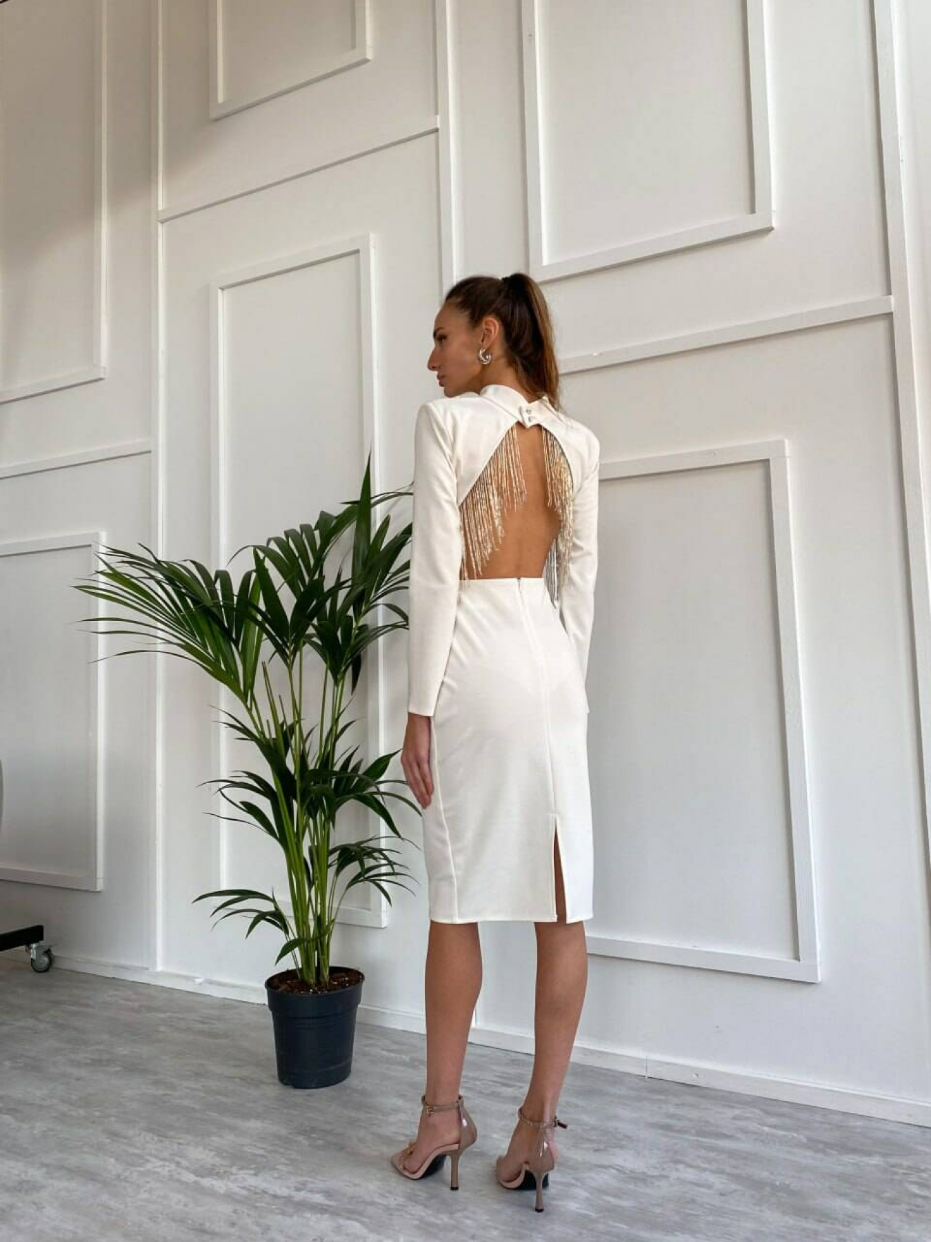 Сукня міді Milirud модель mil351-blij Сукня міді Milirud модель mil351-blij Фото