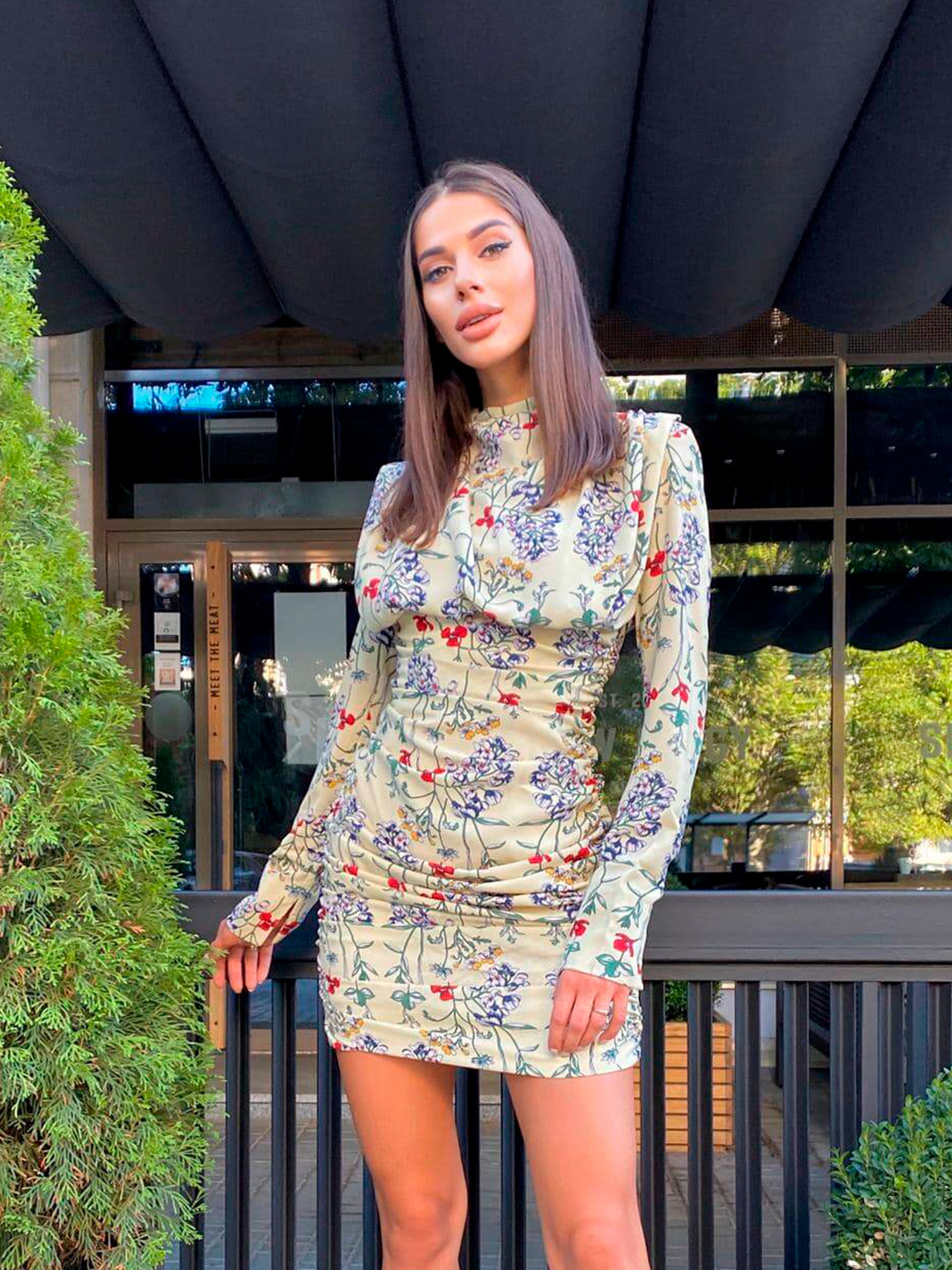 Платье мини Milirud модель mil361-bezhevij Фото