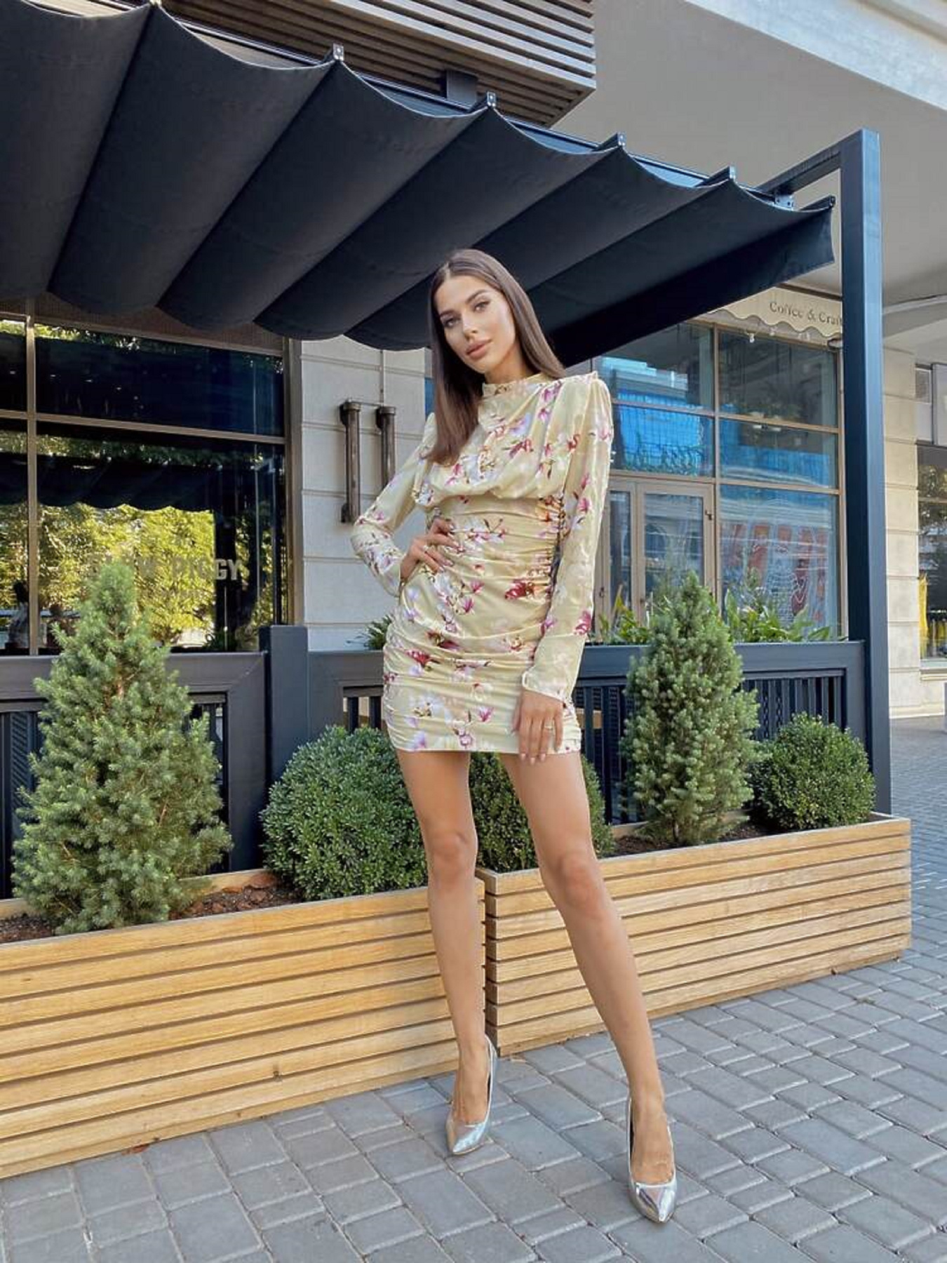 Сукня міні Milirud модель mil361-bezhevij Сукня міні Milirud модель mil361-bezhevij Фото