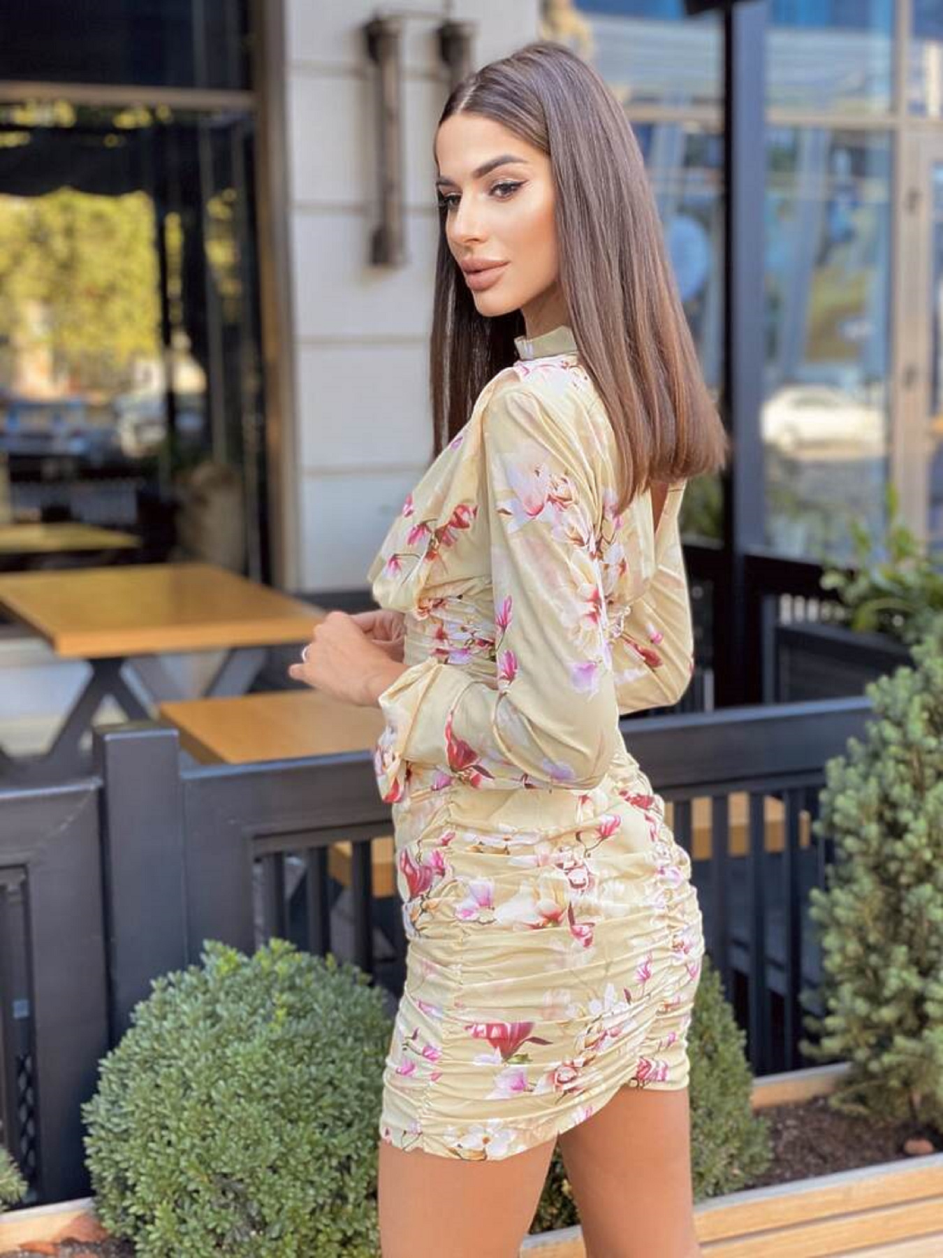 Сукня міні Milirud модель mil361-bezhevij Сукня міні Milirud модель mil361-bezhevij Фото