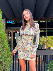 Платье миди Milirud модель mil361-zhovtij Фото