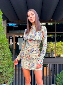 Сукня міні Milirud модель mil361-zhovtij Фото