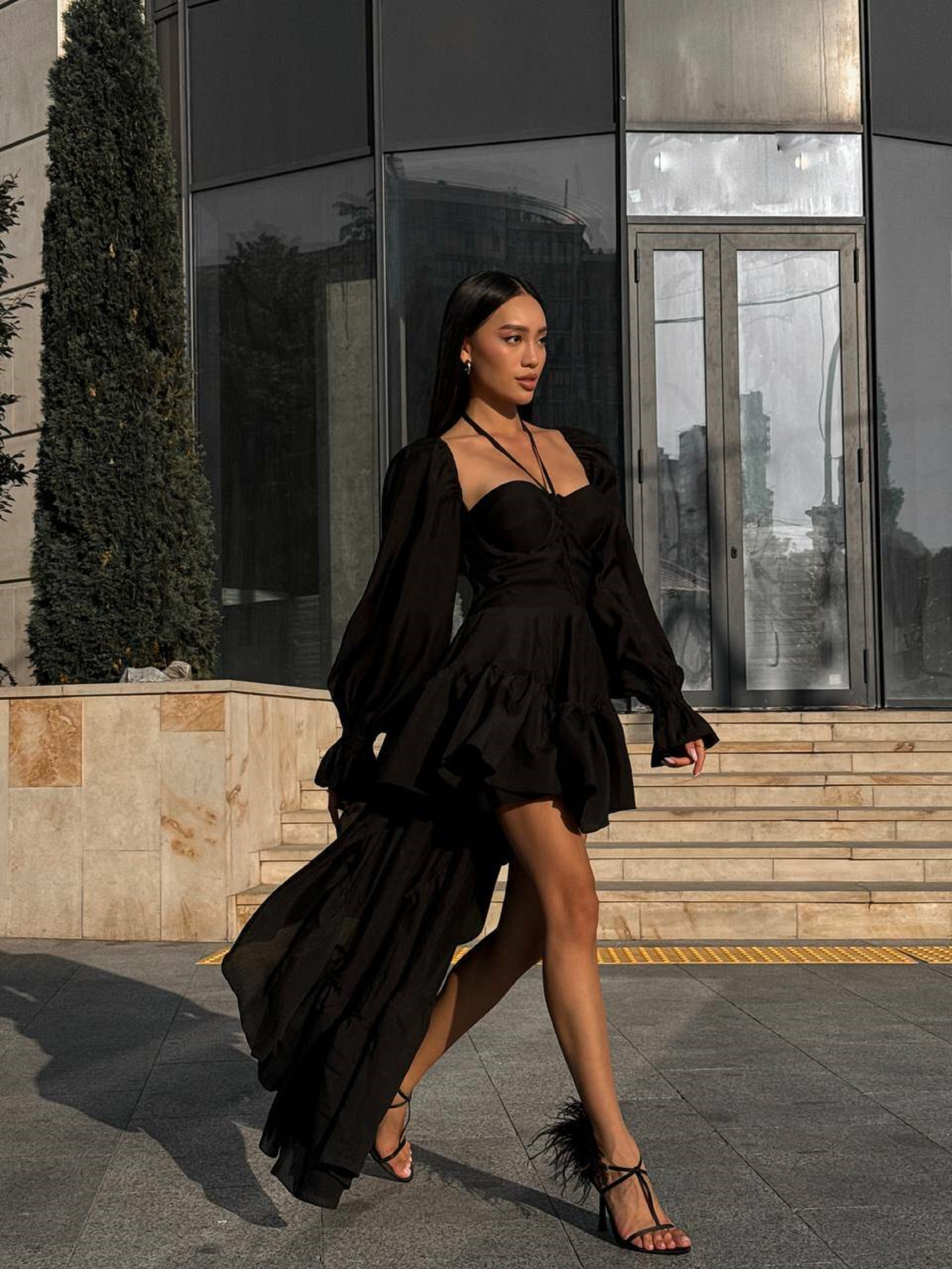 Платье мини Milirud модель mil560-chornij Фото