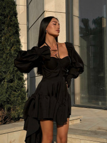 Платье мини Milirud модель mil560-chornij Фото