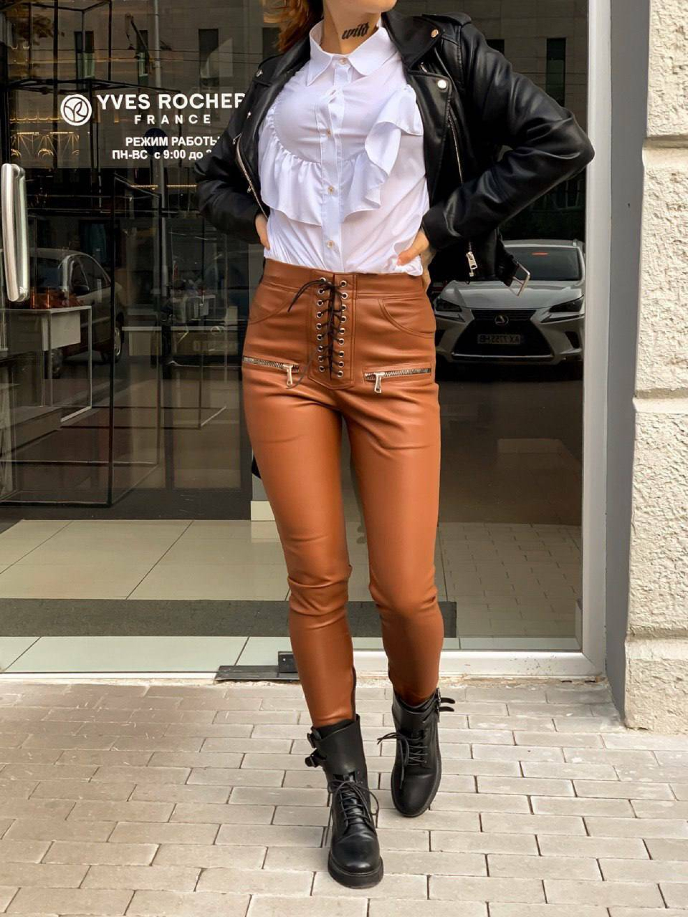 Леггинсы Milirud модель mil296-korichnevij Фото