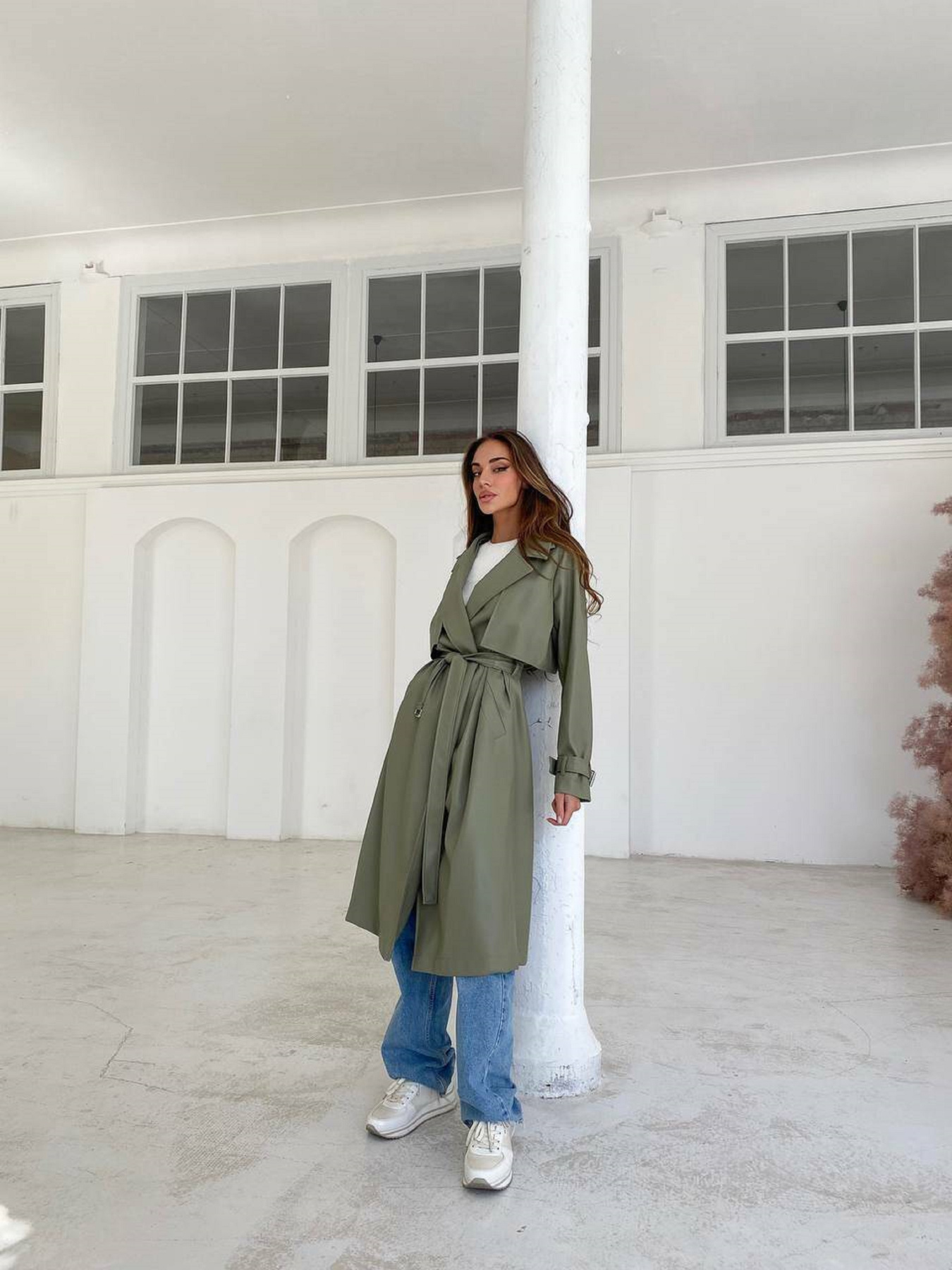 Тренч Milirud модель mil352-olivkovij Фото