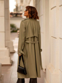 Тренч Milirud модель mil352-olivkovij Фото