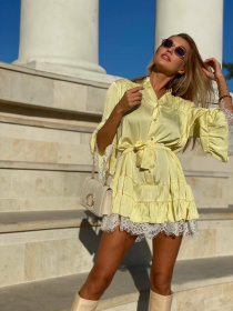 Платье мини Milirud модель mil363-zhovtij Фото