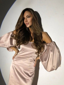 Платье мини Milirud модель mil408-bezhevij Фото