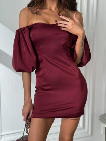 Платье мини Milirud модель mil408-marsala Фото