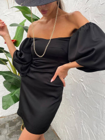 Платье мини Milirud модель mil408-chornij Фото