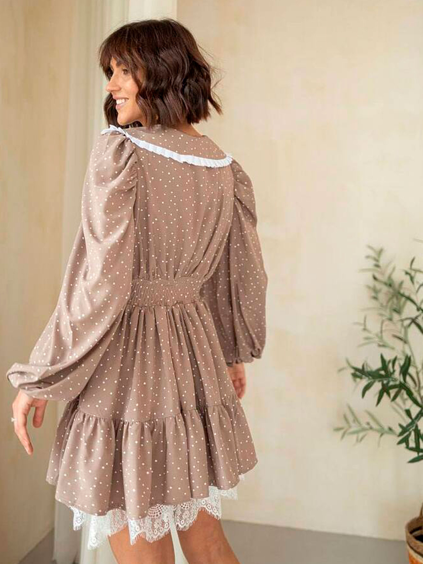 Сукня міні Milirud модель mil434-bezhevj Фото