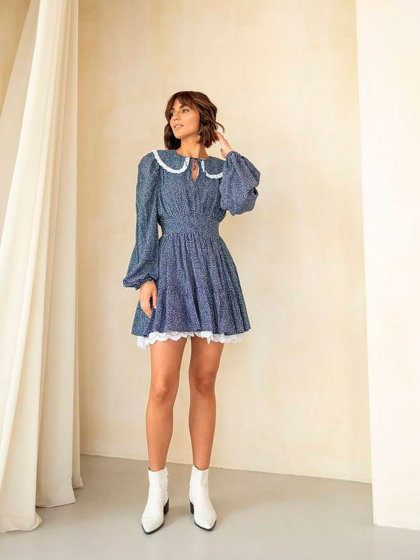 Платье мини Milirud модель mil434-sinij Фото