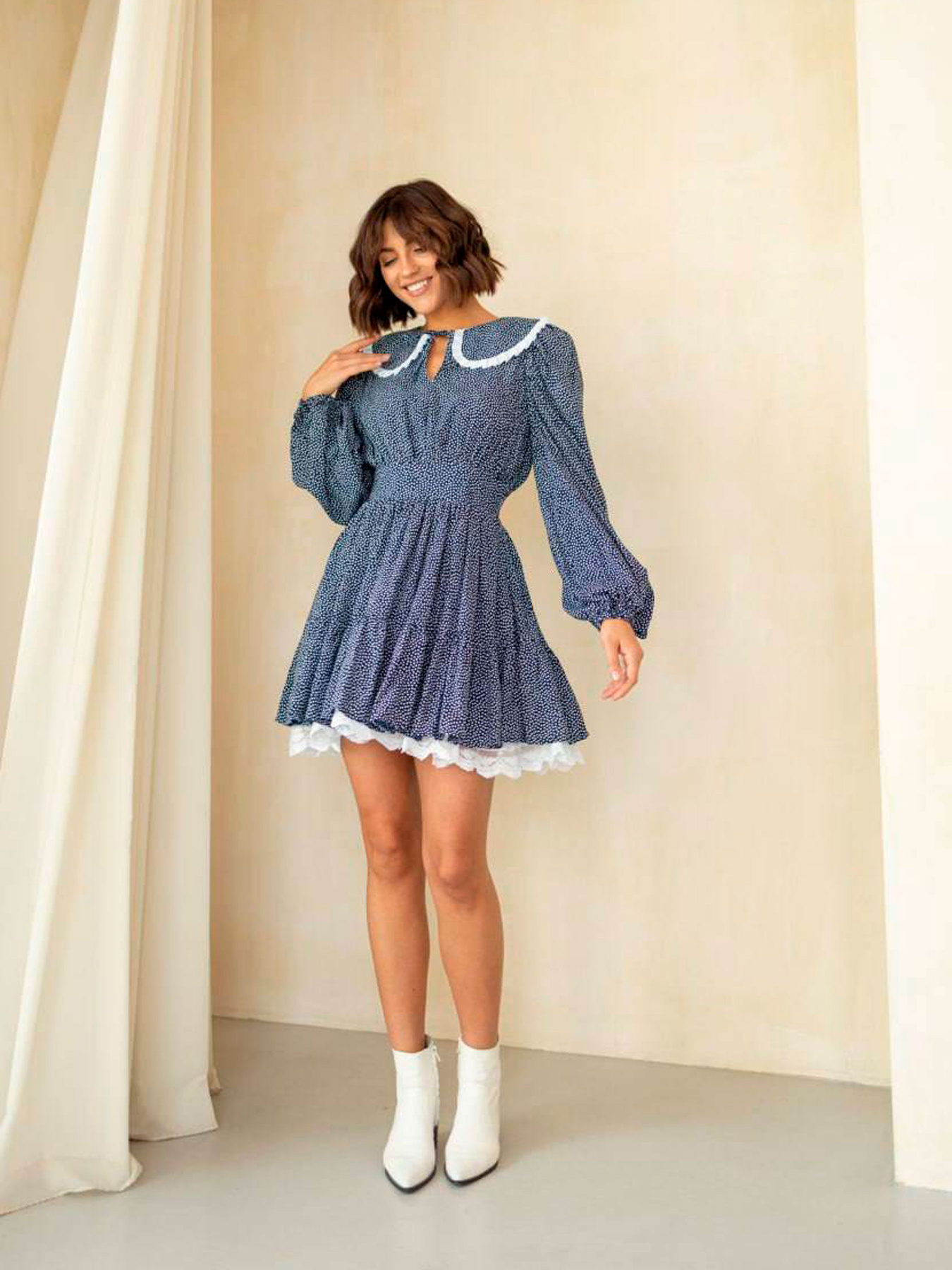 Сукня міні Milirud модель mil434-sinij Фото