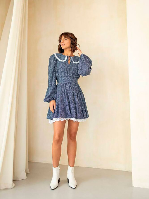 Сукня міні Milirud модель mil434-sinij Фото