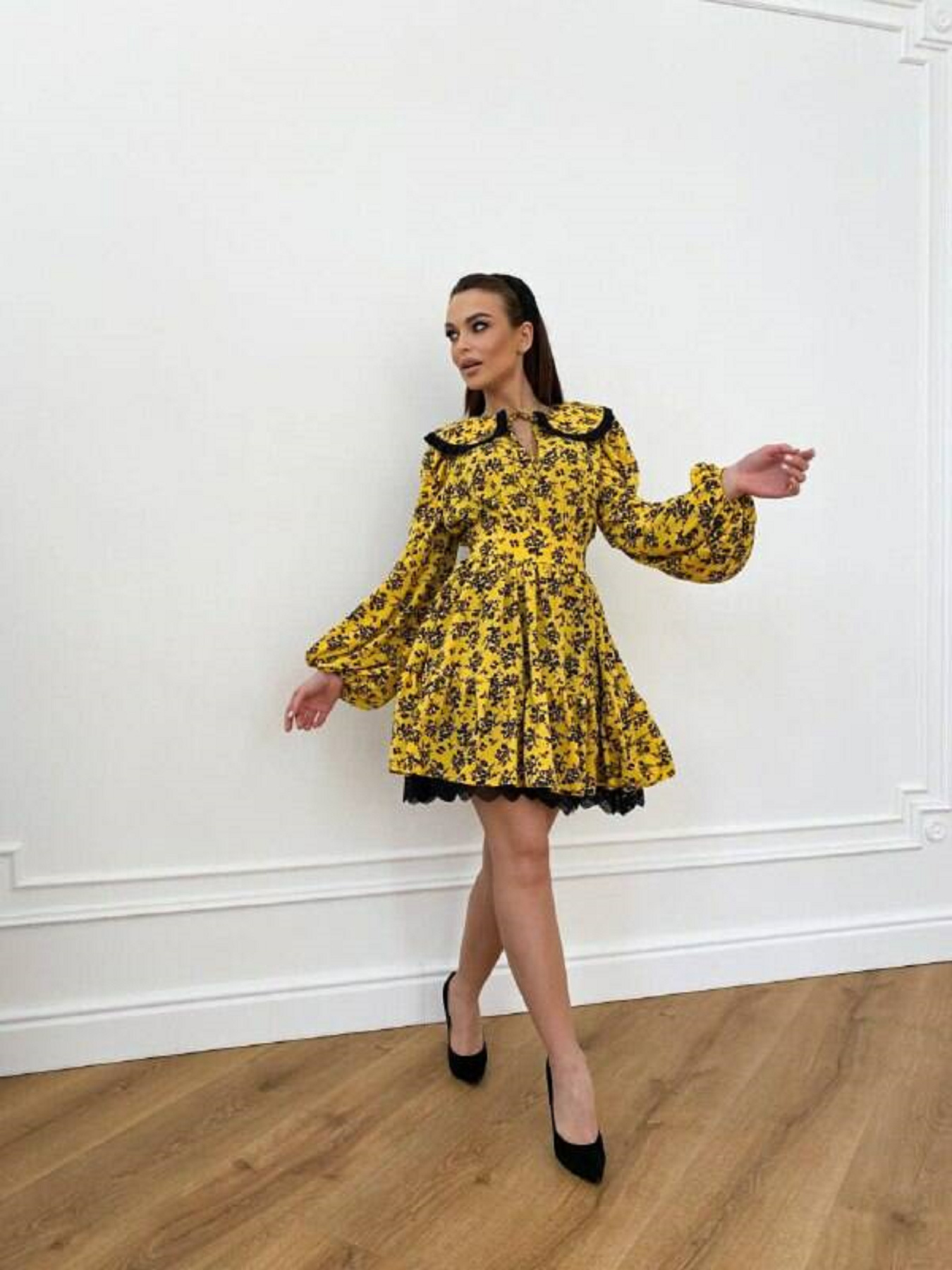 Платье мини Milirud модель mil434-zhovtij Фото