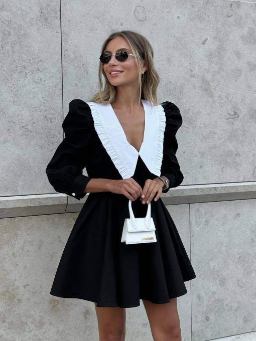 Платье мини Milirud модель mil469-chornij Фото