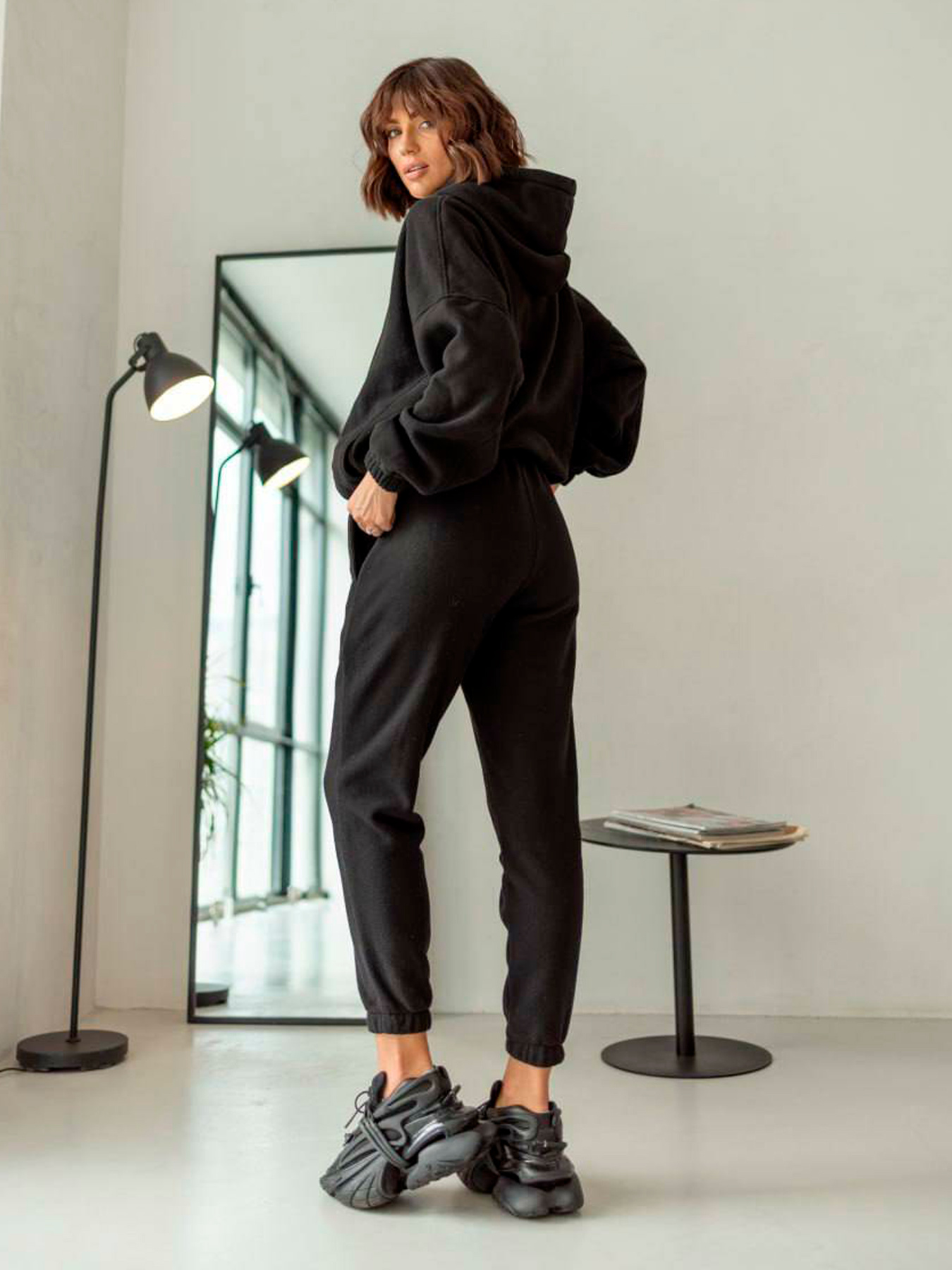 Костюм Milirud (худі + штани) модель mil514-chornij Фото