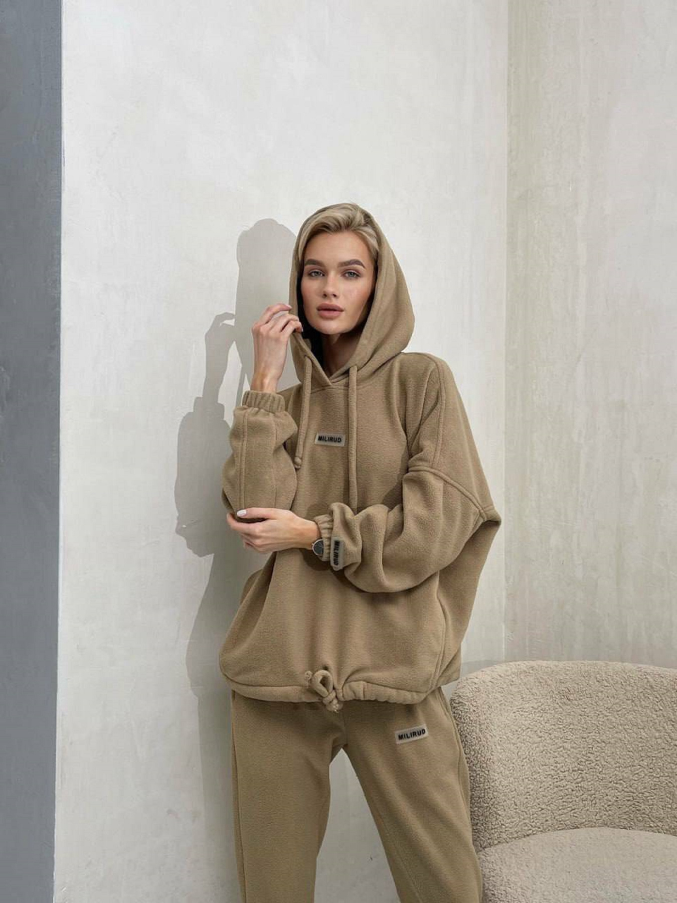Костюм Milirud (худі + штани) модель mil514-bezhevij Фото