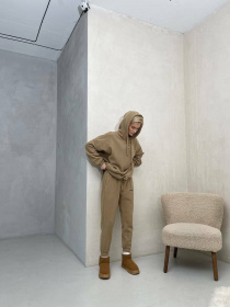 Повседневный костюм Milirud (худі + штани) модель mil514-bezhevij Фото