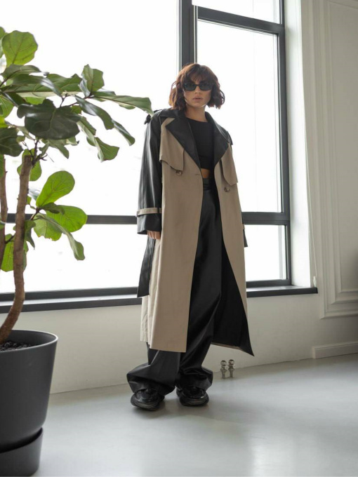 Тренч Milirud модель mil523-kapuchino Фото